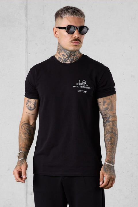 BLACK SÉLECTION PRIVÉE LOGO TEE