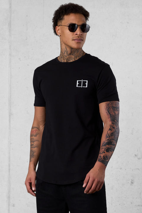 BLACK LOGO TEE