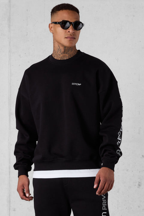 BLACK SÉLECTION PRIVÉE OVERSIZED SWEATER