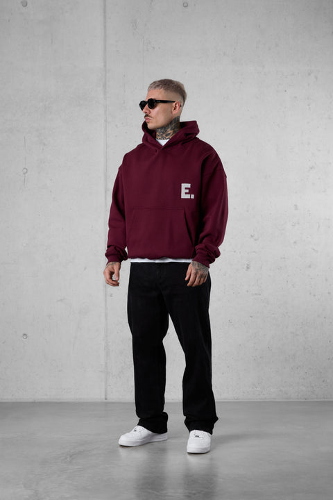 CABERNET E. STATEMENT OVERSIZED HOODIE