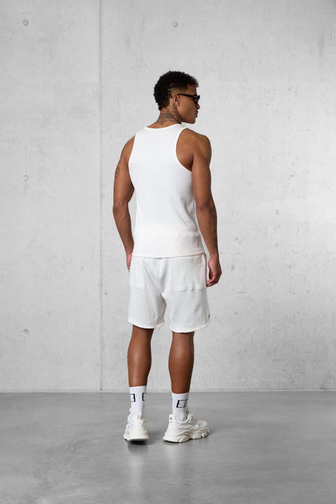 COCONUT WAFFLE TANK TOP