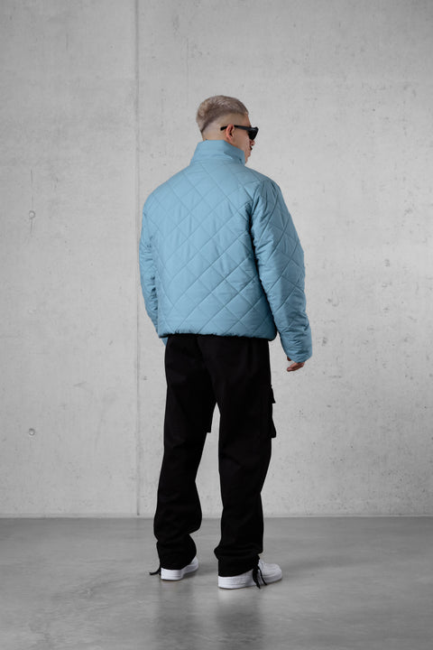 FROSTBLUE DIAMOND PUFFER JACKET