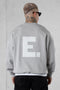GREY E. STATEMENT OVERSIZED SWEATER