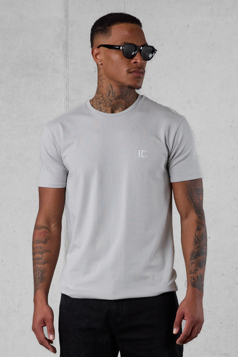GREY EC LOGO TEE