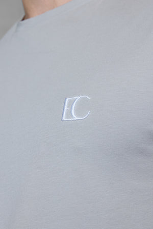 GREY EC LOGO TEE