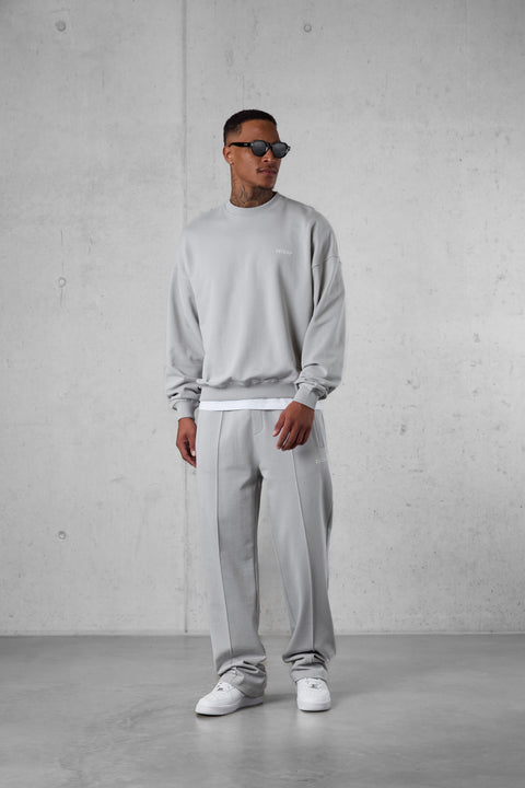 GREY ESSENTIAL OVERSIZED SWEATER