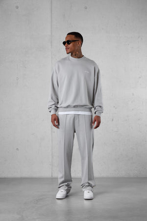 GREY ESSENTIAL OVERSIZED SWEATER