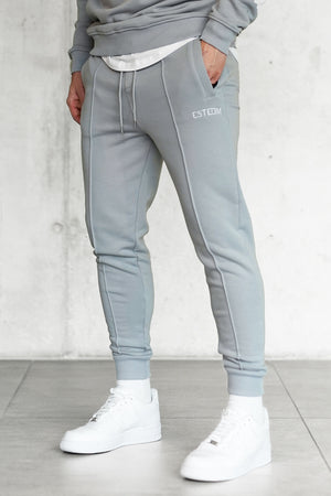 GREY BASIC SWEATPANTS