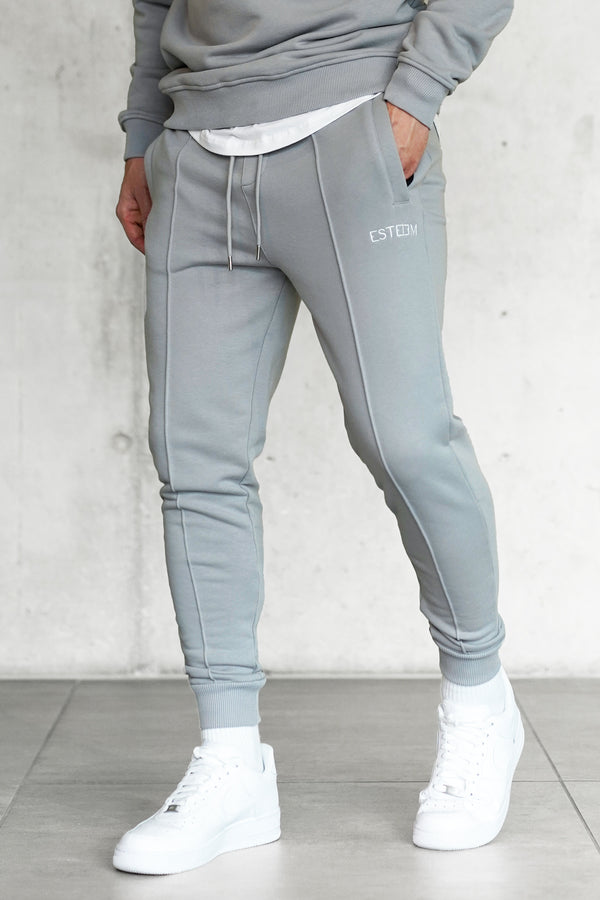 GREY BASIC SWEATPANTS