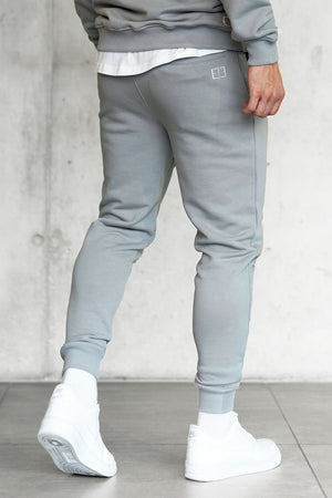 GREY BASIC SWEATPANTS