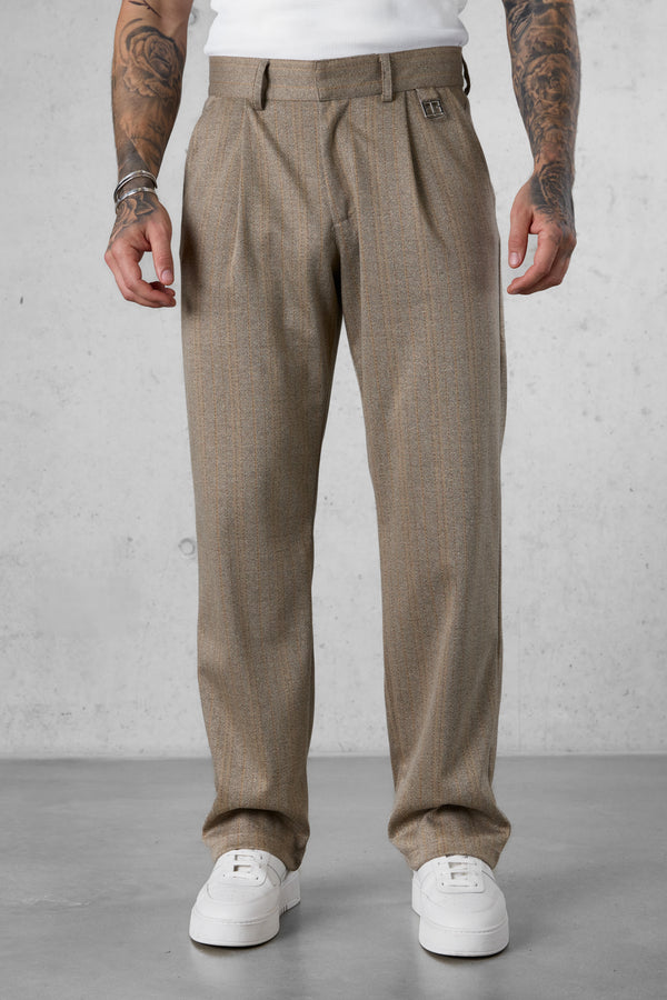 LIGHTBROWN ICON TAILORED PANTS