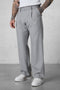 LIGHTGREY WIDE TAILORED PANTS