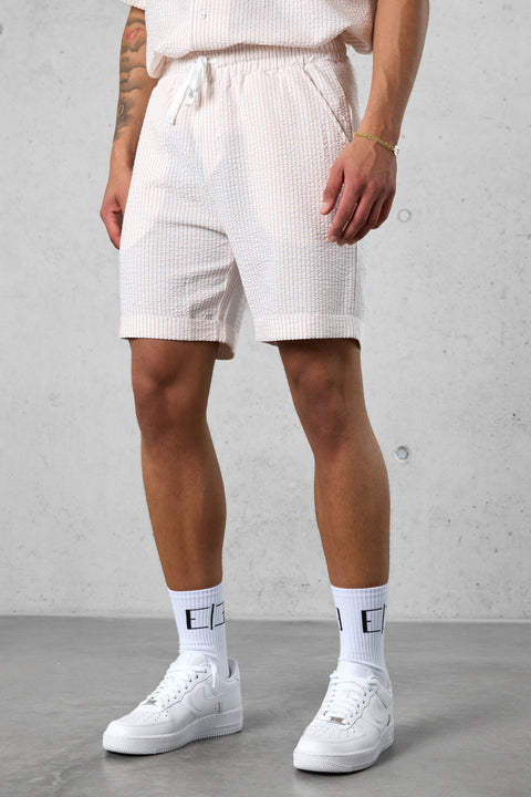 OFFWHITE ROSE STRIPED SHORTS