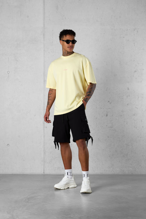 PASTELYELLOW BLAZING SUNSHINE OVERSIZED TEE