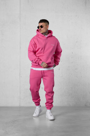 PINK DISCREET OVERSIZED HOODIE
