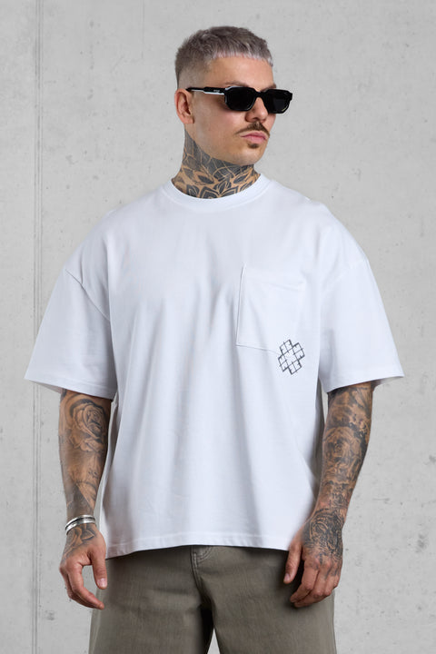WHITE CREATIVE ATELIER OVERSIZED TEE