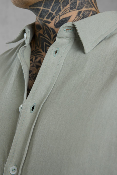 SAGE LINEN SHIRT