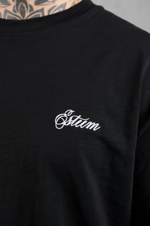 BLACK SIGNATURE REGULAR TEE