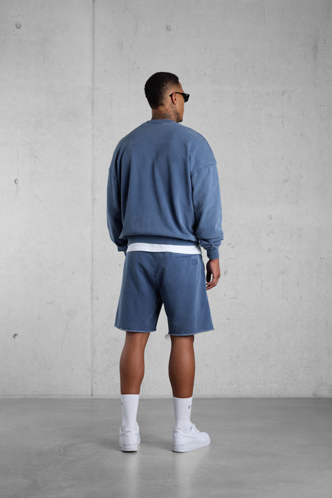 VINTAGE BLUE OVERSIZED SWEATER