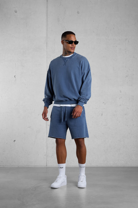VINTAGE BLUE SWEATSHORTS