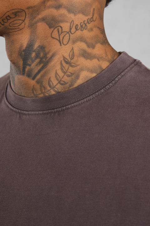 VINTAGE BROWN OVERSIZED TEE