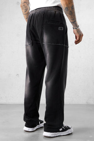 WASHED GREY ICON LOOSE SWEATPANTS