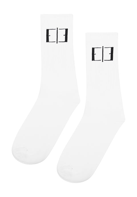 WHITE LOGO SOCKS