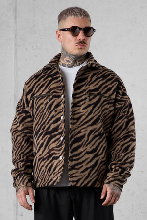 ZEBRA FLANNEL OVERSHIRT