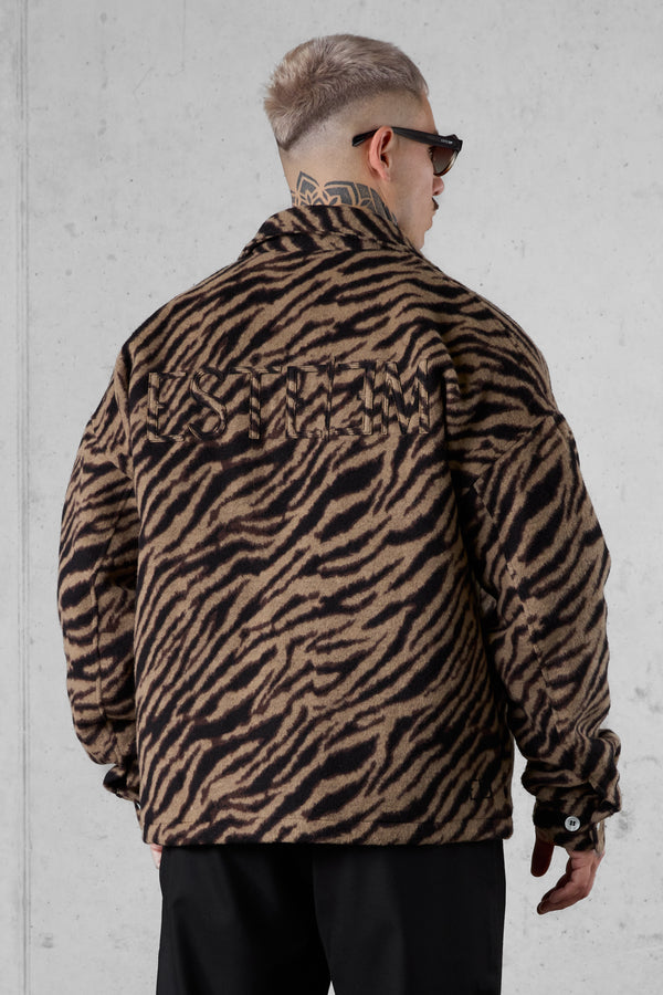 ZEBRA FLANNEL OVERSHIRT