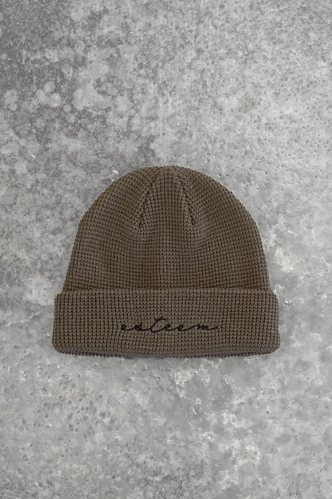 DOVE-GREY SIGNATURE BEANIE